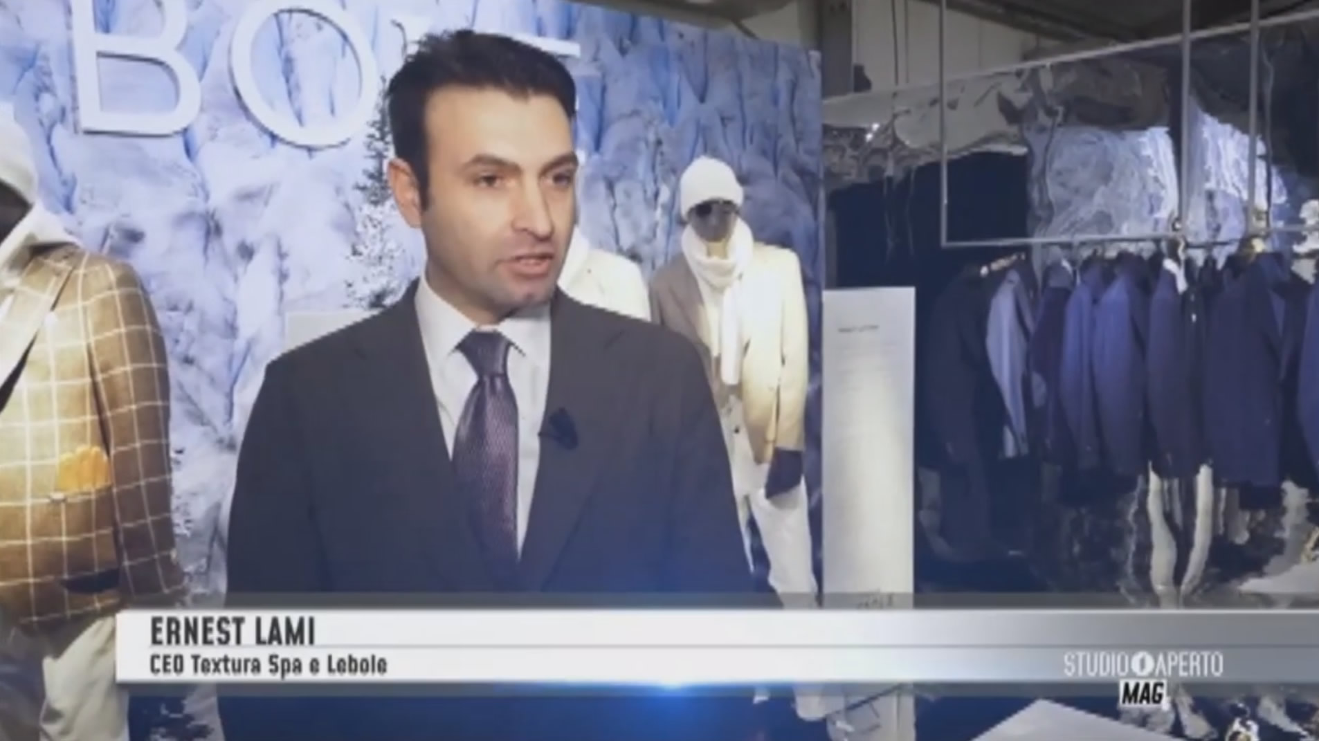 Lebole su Studio Aperto MAG speciale Pitti Uomo